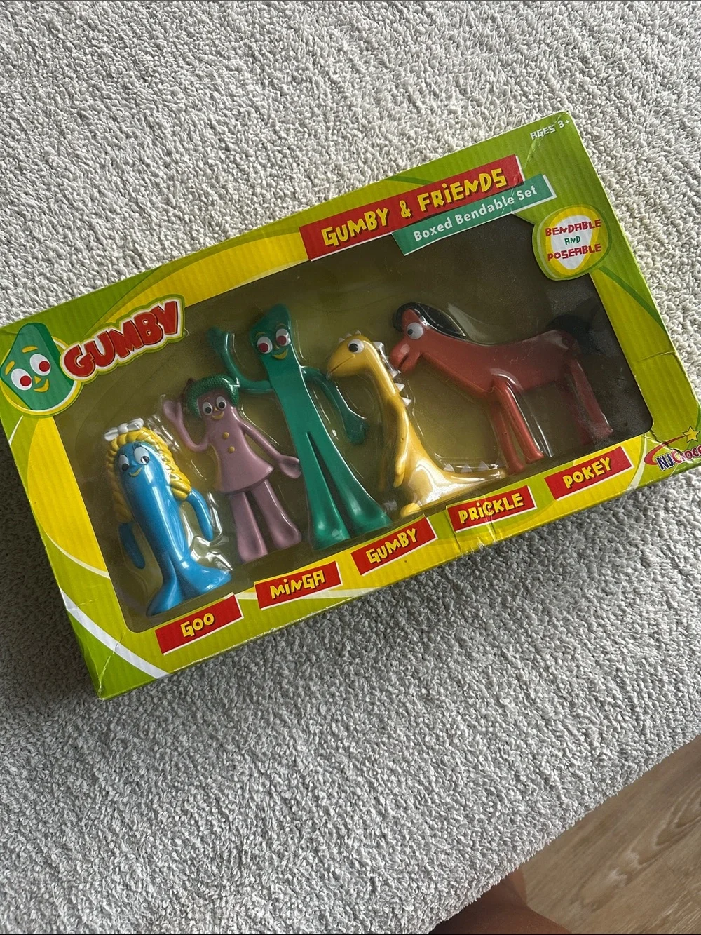 Gumby & Friends Boxed Bendable Toy Set - Multicolor